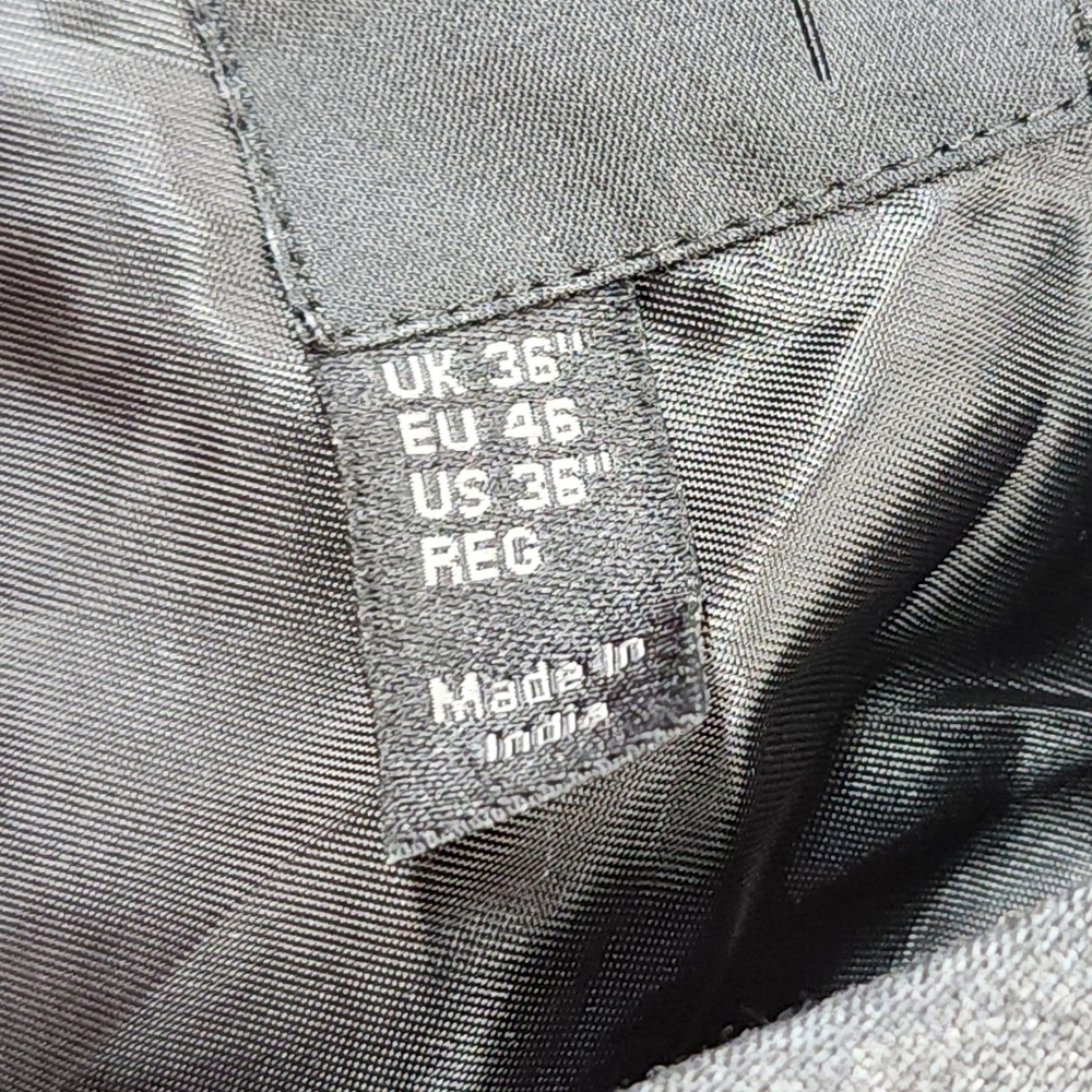 Asos Men's Single Breasted Grey Suit Jacket - 36R - Picture 4 of 8